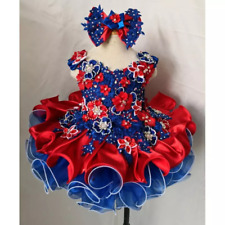 Jenniferwu Baby Girl Pageant Dress Handmade Beaded Dress Princess	 G588RB picture