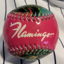 Flamingo Hotel Casino Las Vegas Pink Gloss Souvenir Baseball Ball picture