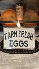 Farm Fresh Eggs - Metal Sign picture