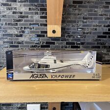 Agusta A109 Power Diecast Helicopter 1:43 Scale Model New-Ray Toys White New picture