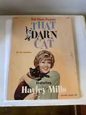 Walt Disney Presents That Darn Cat featuring Hayley Mills - Golden Press PB 1965 picture