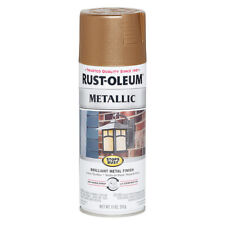 Rust-Oleum 7274830 Metallic Spray Paint, Antique Brass, Metallic, 11 Oz picture