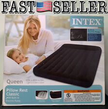 Intex Classic Queen Air bed With Built-In Eletric Pump And Pillow Rest - NEW picture
