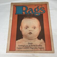 Rare May 1971 Rags Magazine #12, Published by Baron Wolman, Fashion / Culture picture