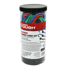 Hyper Tough 20 pieces Bungee Cord Set, Plastic Jar, Multi-Color, 2.31 oz picture