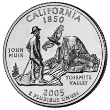 2005 D California State Quarter.  Uncirculated From US Mint roll. picture
