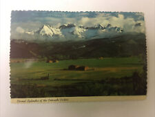 Eternal Splendor Of The Colorado Rockies Vintage Postcard picture