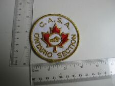 Vintage C.A.S.A. Ontario Section Patch BIS picture
