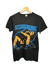 Vintage Scorpions Love At First Sting 1984 US Tour T Shirt 80s Black Sz S  picture