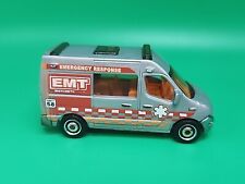 Matchbox Renault Master Ambulance EMT Rescue 911 Emergency Silver Gray Diecast picture