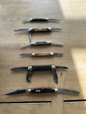 Lot Of 6 Vintage Old Collectible Knives Case Ka-Bar  Sabre Solingen And More picture