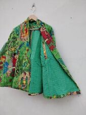 kantha quilted kimono women wear vintage coat festival fashion hand made Jacket picture