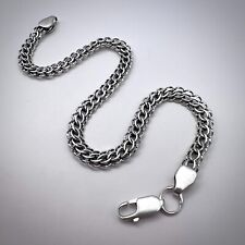 Nice Vintage Sterling Silver 925 Men's Jewelry Chain Bracelet Marked 5.4 gr picture