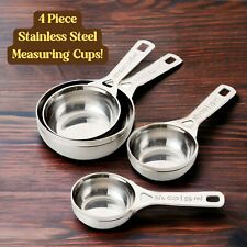 Le Creuset Stainless Steel 4-Piece MEASURING CUP SET  New with Tags picture