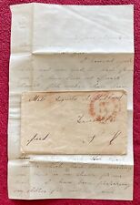 1873 STAMPLESS COVER/LETTER MESSINA, ITALY SHIPMENT OF MEDICINAL FRUIT T0 NYC picture