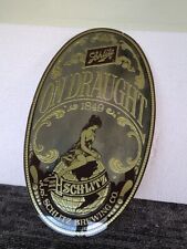 Vintage Rare SCHLITZ Mirror Bar Advertising Alcohol Sign 1972 On Draught, Read picture
