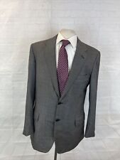 Oxxford Clothes Men's Gray Pigeon Eye Suit 42L 34X32 $4,895 picture