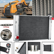 4 Row Aluminum Radiator For Case/New Holland Skidsteer 211143 47946380 47362351 picture
