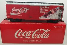 LGB COCA COLA BOX CAR 4291 G SCALE  CAN'T BEAT THE REAL THING BRAND MODEL MIB #3 picture