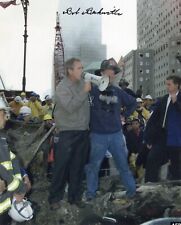 BOB BECKWITH SIGNED AUTOGRAPH 9/11 FIREFIGHTER HERO  8X10 PHOTO #3 picture