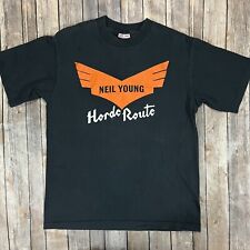 VINTAE Neil Young 1997 Horde Festival Shirt Large Concert Tour Single Stitch 90s picture