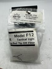 Original USGI SureFire Model F12 Tactical Light Infa-Red Tip Off Filter 1.375