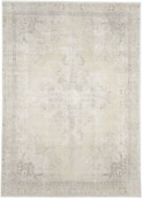 Stone-Washed Muted Floral Design 8'3X11'6 Distressed Vintage Oriental Rug Carpet picture