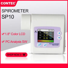 CONTEC Digital Spirometer Lung Volume device Pulmonary Function+PC Software SP10 picture