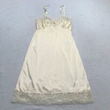 Vintage Richform Full Slip Dress Womens 34 (Modern 6-8) Ivory Lingerie USA picture