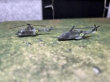 GHQ 1/285 Micro Armour AC54 Cougar, AC29 Mi8 Hip, AC71 NH90 Helicopters PAINTED picture
