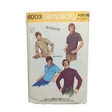 Vintage 1973 Simplicity 6003 Sewing Pattern Disco Stretch Large 42-44 picture