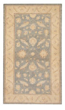 Traditional Hand-Knotted Bordered Area Rug 2'11