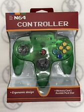 Classic N64 Controller Joystick Remote for N64 Video Game transparent Green picture
