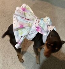 Adorable Hand Made harness dress for small dogs Size S See Size Details Below picture