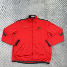Cornell University Jacket Mens Large Red Full Zip Pockets NCAA Ivy League Preppy picture