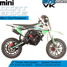 SYX MOTO VK 58cc 4 Stroke Real Moto Engine Gas Powered powerful Mini Dirt Bike picture