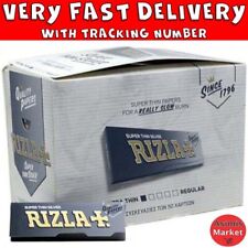 Rizla Silver Rolling Papers Super Thin Full Box 100 Booklets Regular Small Size picture
