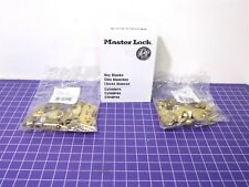 12-Master Lock (294KZW1) Rekeyable Cylinders 4 Pin 0 Bitted W/Keys & Plugs picture