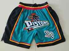 Detroit Pistons With Vintage pocket Men’s Green Basketball Shorts Sizes S-XXL picture