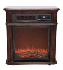 NIB Hearth Trends Dresden  Infrared Fireplace/ Handcrafted Cabinet Espresso  picture