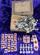 1500+Pins+THE AMERICAN RED CROSS INDIANA, PA Jr. Red Cross Identify Tags&Sticker picture