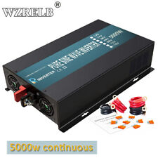 5000 Watt Power Pure Sine Wave Inverter DC 12v 24v 36v 48V to 110V 120V AC Truck picture