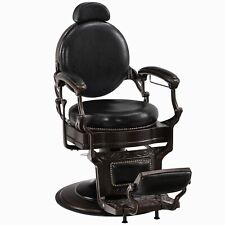 BarberPub Heavy Duty Metal Vintage Barber Chair Hydraulic Salon Beauty Chair9201 picture