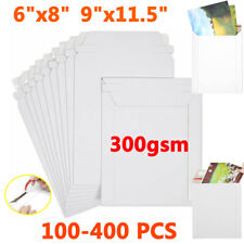 100-400PCS Flat Photo Mailers Document Shipping Envelopes Cardboard Self Sealing picture