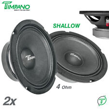 2x Timpano 6.5″ Car Audio Speakers TPT-M6-4 OEM Replacement 400 Watts 4 Ohm picture