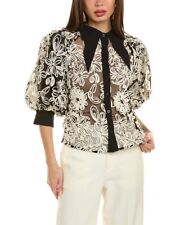 Gracia Mesh Embroidered Shirt Women's picture