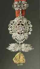 Vintage inspired  Order of golden fleece brooch badge in 925 silver for him, men picture