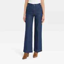Women's High-Rise Wide Leg Jeans - Universal Thread 12R picture