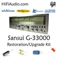 Sansui  G33000 rebuild restoration recap service kit fix repair filter capacitor picture