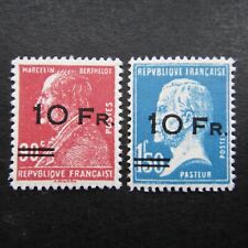 France 1928 Stamps MNH Overprint Ile de France Surcharged set picture